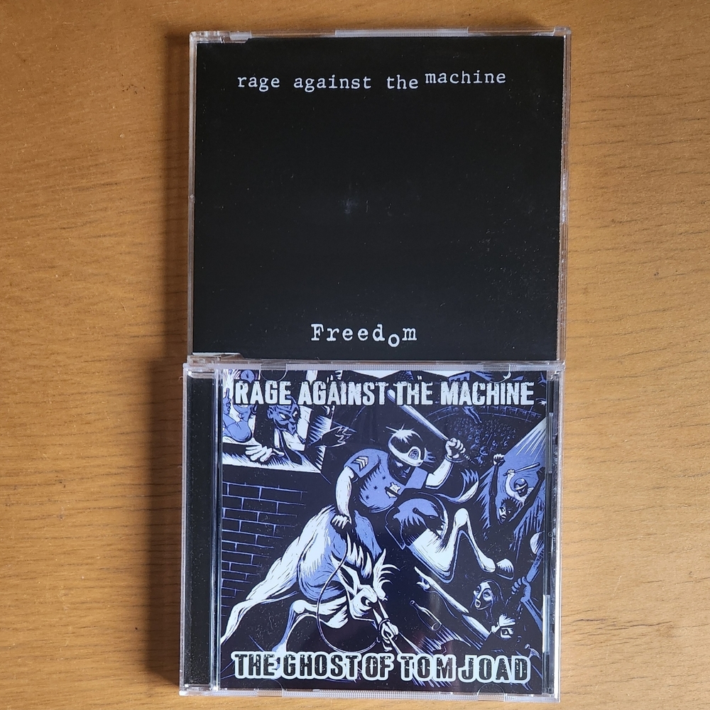 Rage Against The Machine "Freedom", "The Ghost Of Tom Joad" 90s CD Singles Lot 2